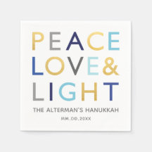 Tipografía de amor y luz Hanukkah Holiday Gold Blu