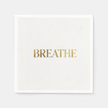 Tipografía minimalista con la palabra oro respirar
