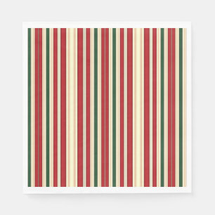 Servilleta De Papel Tiras de papel Stripes-17 para navidades