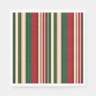 Servilleta De Papel Tiras de papel Stripes-24 para navidades
