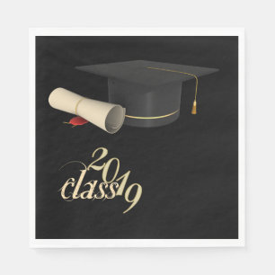Servilleta De Papel Título de graduación, Diploma, Clase 2019