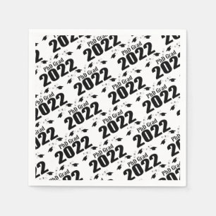 Servilleta De Papel Títulos y diplomas de graduación de doctorado (neg