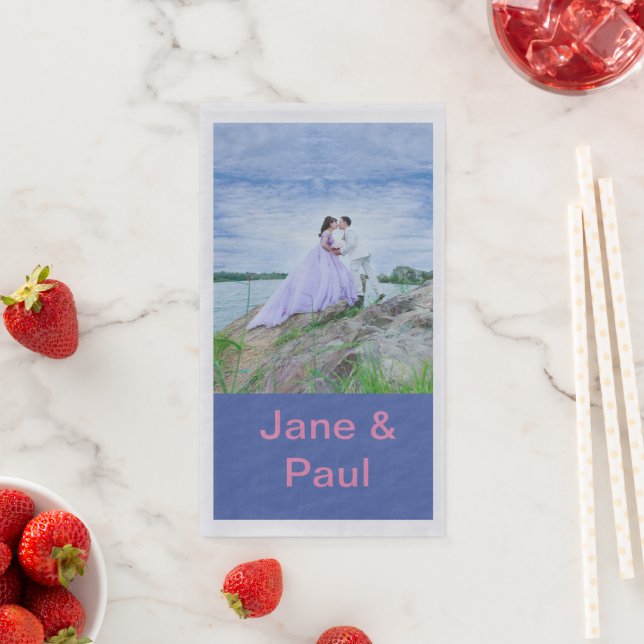 Servilleta De Papel Toalla boda Napkin Guest (In situ)