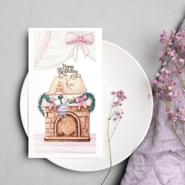 Servilleta De Papel Toalla de Huéspedes Pink Pastel Nutcracker (Subido por el creador)