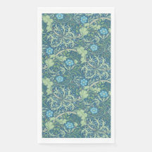 TOALLA DE HUÉSPEDES : WILLIAM MORRIS : ALGAS