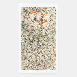 SERVILLETA DE PAPEL TOALLA DE HUÉSPEDES : WILLIAM MORRIS : HONEYSUCKLE