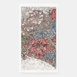 SERVILLETA DE PAPEL TOALLA DE HUÉSPEDES : WILLIAM MORRIS : HONEYSUCKLE