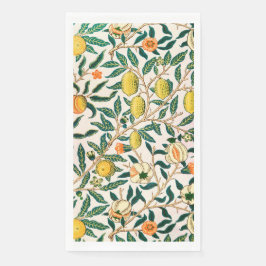 SERVILLETA DE PAPEL TOALLA DE HUÉSPEDES : WILLIAM MORRIS : POMEGRANADO