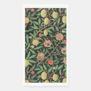 SERVILLETA DE PAPEL TOALLA DE HUÉSPEDES: WILLIAM MORRIS : POMEGRANADOS