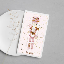 Servilleta De Papel Toalla de Hutcracker rosa