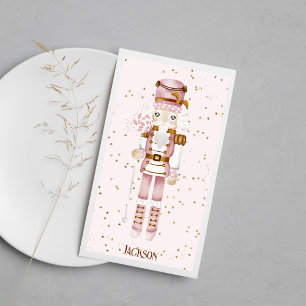 Servilleta De Papel Toalla de Hutcracker rosa