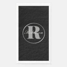 Toalla de invitado de papel personalizada