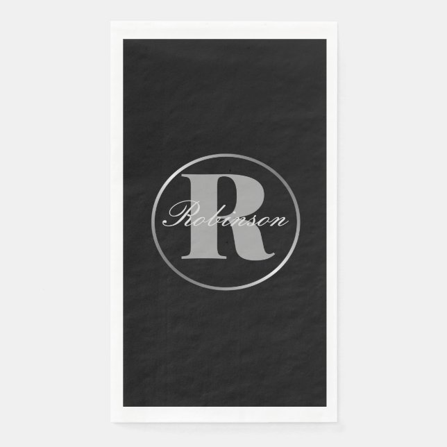 Servilleta De Papel Toalla de invitado de papel personalizada (Anverso)