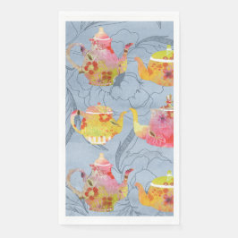 Servilleta De Papel Toalla de invitado de Teapot