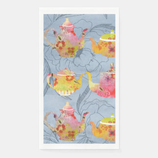 Servilleta De Papel Toalla de invitado de Teapot