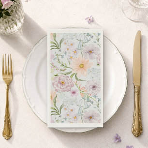 Servilleta De Papel Toalla de invitado floral de jardín de campo