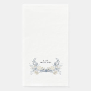 Servilleta De Papel Toalla de invitado personalizada Blu Heron