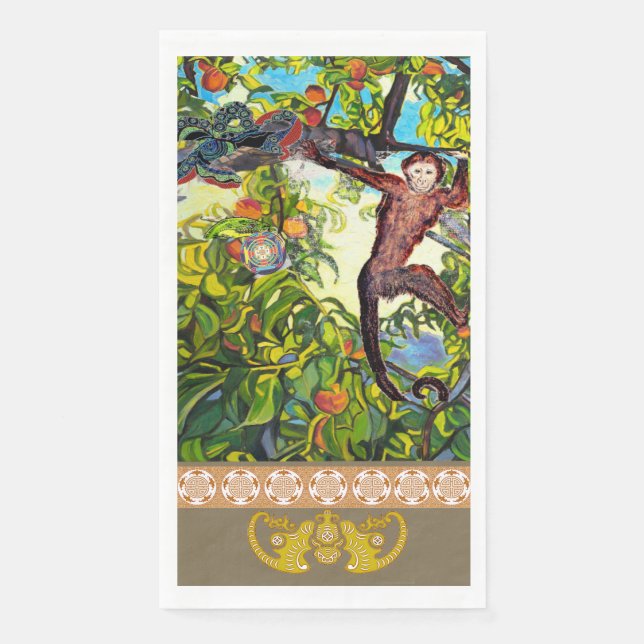 Servilleta De Papel Toalla de papel de Año Nuevo Feng Shui 2025 (Anverso)