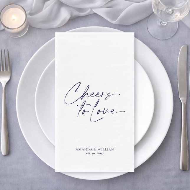 Servilleta De Papel Toalla de papel personalizada elegante para invita (Subido por el creador)