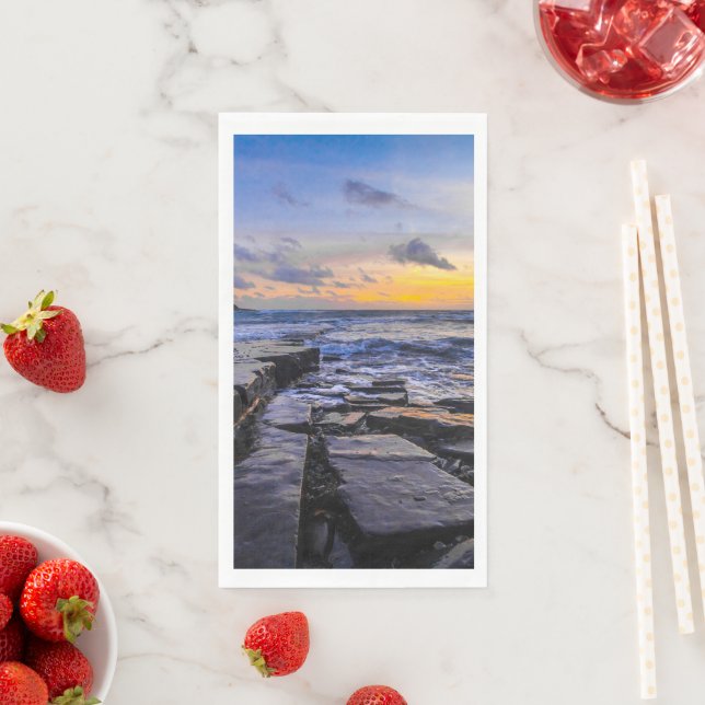 Servilleta De Papel Toalla de papel Sunset Beach Guest Toalla Napkins  (In situ)