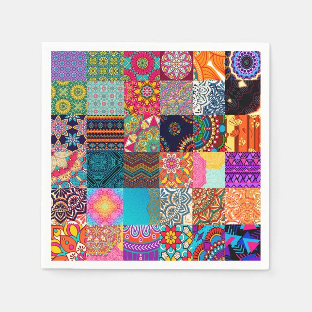 Servilleta De Papel Toallas africanas de diseño (Anverso)