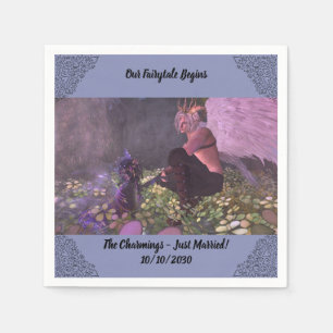 Servilleta De Papel Toallas bodas en el tema de la fantasía de cuento 