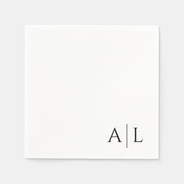 Servilleta De Papel Toallas bodas personalizadas (Anverso)