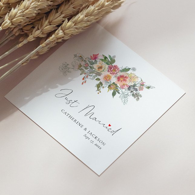 Servilleta De Papel Toallas Bodas personalizadas: solo casadas (Personalized Wedding Napkins - Just Married)