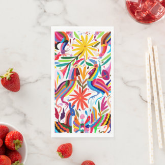 Servilleta De Papel Toallas coloridas para la cena impresa en tonos ot