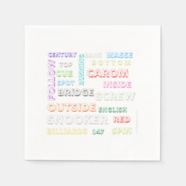 Servilleta De Papel Toallas con temática Snooker