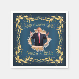 Servilleta De Papel Toallas conmemorativas de Trump Souvenir ~