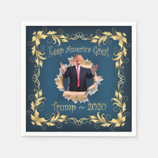 Servilleta De Papel Toallas conmemorativas de Trump Souvenir ~