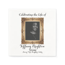 Toallas conmemorativas del marco dorado