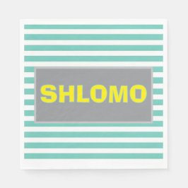 Servilleta De Papel Toallas de algodón de color verde y amarillo