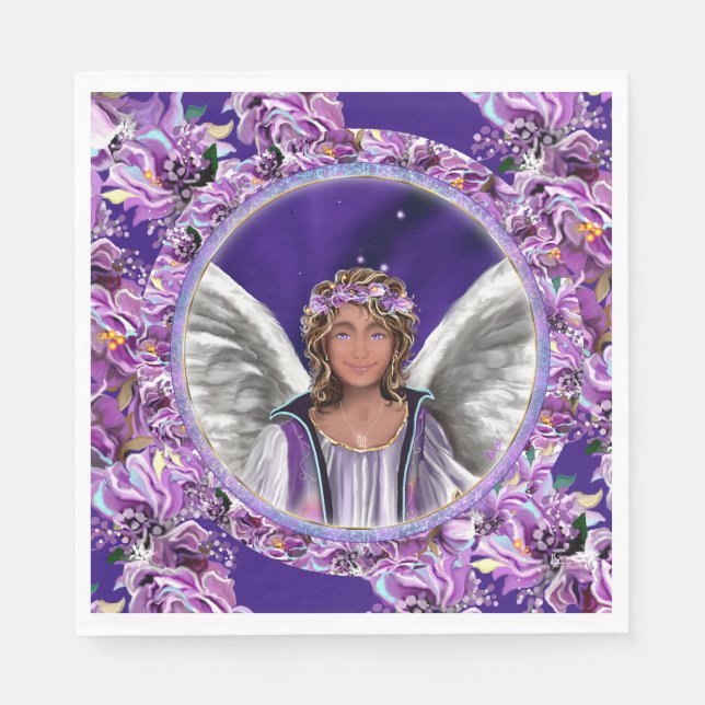 Servilleta De Papel Toallas de alma morada (Anverso)