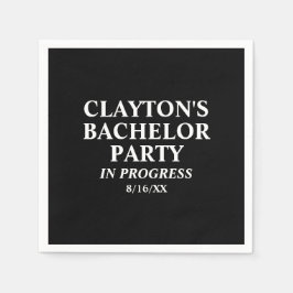 Servilleta De Papel Toallas de Bacheler Party In Progress