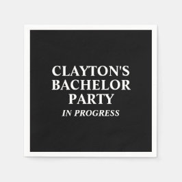 Servilleta De Papel Toallas de Bacheler Party In Progress