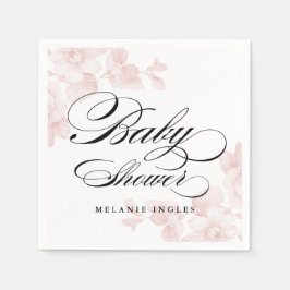 Servilleta De Papel Toallas de baño de bebé con flores de época