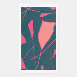 Servilleta De Papel Toallas de baño de papel rosa simple y moderno