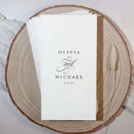 Servilleta De Papel Toallas de baño personalizadas para bodas para el
