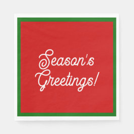 Servilleta De Papel Toallas de bienvenida de temporada