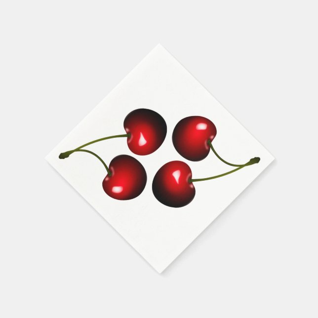 Servilleta De Papel Toallas de cerezas dulces (Borde)