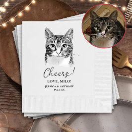 Servilleta De Papel Toallas de Cheque Personalizadas para Gato Tabby
