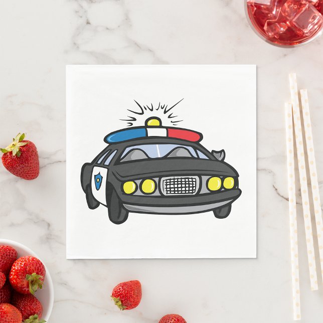Servilleta De Papel Toallas de coche de policía (Subido por el creador)