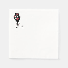 Servilleta De Papel Toallas de coctel "Bow Tie Affair"