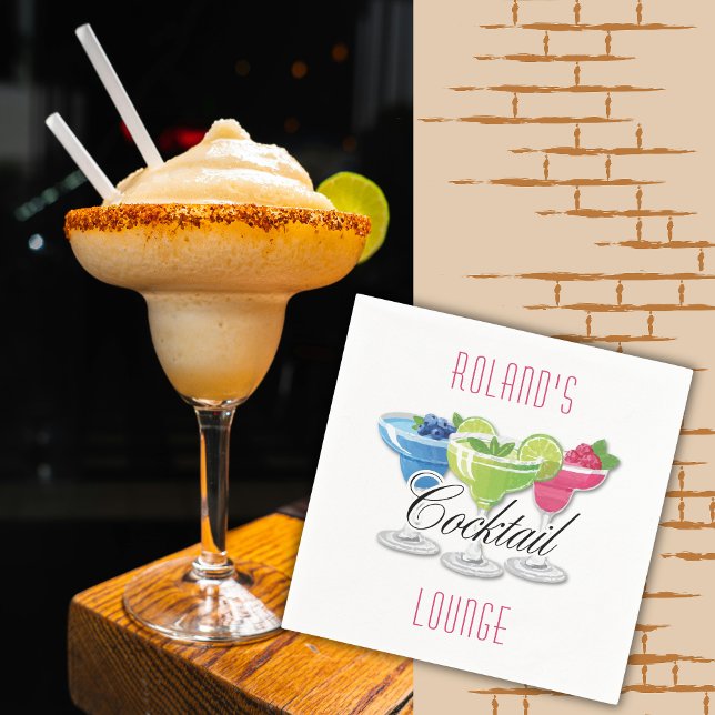 Servilleta De Papel Toallas de cóctel coloridas y personalizadas (Subido por el creador)