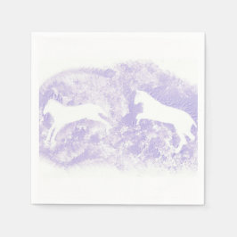 Servilleta De Papel Toallas de cóctel con diseño de caballos