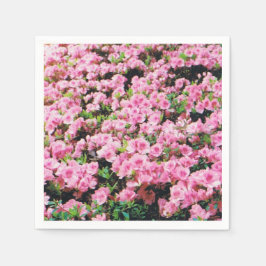 Servilleta De Papel Toallas de cóctel con un diseño floral rosado