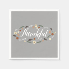 Servilleta De Papel Toallas de Cóctel de Acción de Gracias
