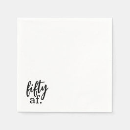 Servilleta De Papel Toallas De Cóctel De Cincuenta Af